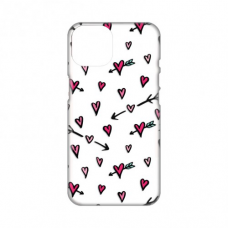 Futrola Silikonska Print Skin za iPhone 14 Plus 6.7 Heart Pattern