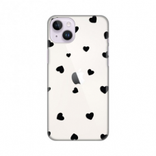 Futrola Silikonska Print Skin za iPhone 14 Plus 6.7 Hearts