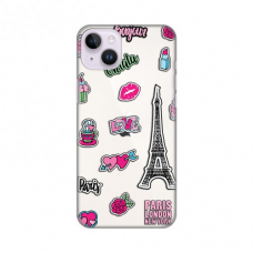 Futrola Silikonska Print Skin za iPhone 14 Plus 6.7 Love Paris