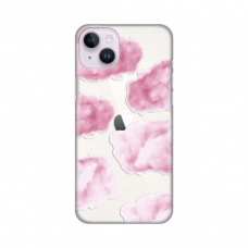 Futrola Silikonska Print Skin za iPhone 14 Plus 6.7 Pink Clouds