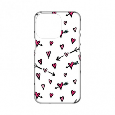 Futrola Silikonska Print Skin za iPhone 14 Pro 6.1 Heart Pattern