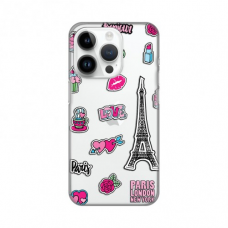 Futrola Silikonska Print Skin za iPhone 14 Pro 6.1 Love Paris
