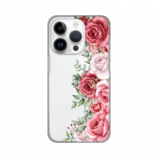 Futrola Silikonska Print Skin za iPhone 14 Pro 6.1 Wild Roses