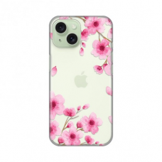 Futrola Silikonska Print Skin za iPhone 15 6.1 Rose flowers