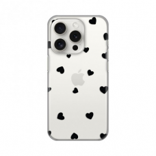 Futrola Silikonska Print Skin za iPhone 15 Pro 6.1 Hearts