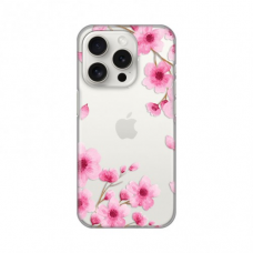 Futrola Silikonska Print Skin za iPhone 15 Pro 6.1 Rose flowers