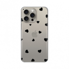 Futrola Silikonska Print Skin za iPhone 15 Pro Max 6.7 Hearts