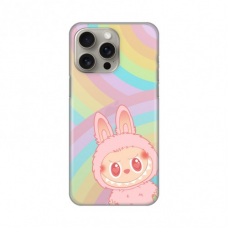 Futrola Silikonska Print Skin za iPhone 15 Pro Max 6.7 La Bubu Rainbow