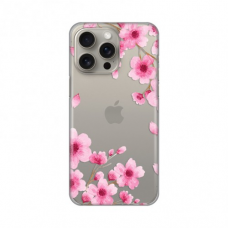 Futrola Silikonska Print Skin za iPhone 15 Pro Max 6.7 Rose flowers