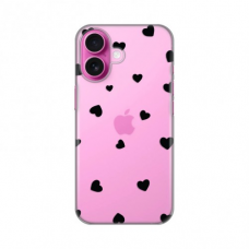 Futrola Silikonska Print Skin za iPhone 16 6.1 Hearts