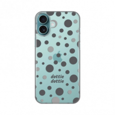 Futrola Silikonska Print Skin za iPhone 16 Plus 6.7 Dottie Dottie Gray