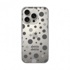 Futrola Silikonska Print Skin za iPhone 16 Pro 6.3 Dottie Dottie Gray
