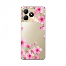 Futrola Silikonska Print Skin za Realme C53 Rose Flowers