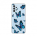 Futrola Silikonska Print Skin za Samsung A135F Galaxy A13 4G Blue butterfly