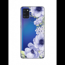 Futrola Silikonska Print Skin za Samsung A217F Galaxy A21s Blue Roses