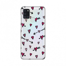 Futrola Silikonska Print Skin za Samsung A217F Galaxy A21s Heart Pattern