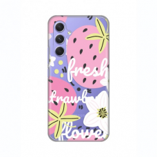Futrola Silikonska Print Skin za Samsung A546B Galaxy A54 5G Fresh Pink