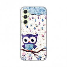 Futrola Silikonska Print Skin za Samsung A546B Galaxy A54 5G Owl