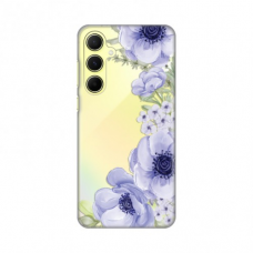 Futrola Silikonska Print Skin za Samsung A556B Galaxy A55 5G Blue Roses
