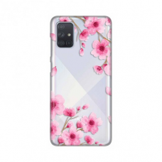 Futrola Silikonska Print Skin za Samsung A715F Galaxy A71 Rose flowers