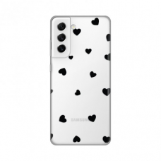 Futrola Silikonska Print Skin za Samsung G990 Galaxy S21 FE Heart