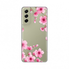 Futrola Silikonska Print Skin za Samsung G990 Galaxy S21 FE Rose Flowers