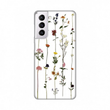 Futrola Silikonska Print Skin za Samsung G991B Galaxy S21 Flower