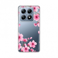 Futrola Silikonska Print Skin za Xiaomi 14T Pro Rose Flowers