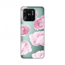 Futrola Silikonska Print Skin za Xiaomi Redmi 10C Pink Clouds
