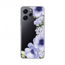 Futrola Silikonska Print Skin za Xiaomi Redmi 12 Blue Roses