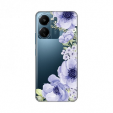 Futrola Silikonska Print Skin za Xiaomi Redmi 13C Blue Roses