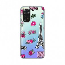Futrola Silikonska Print Skin za Xiaomi Redmi Note 11/Note 11S Love Paris