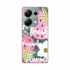 Futrola Silikonska Print Skin za Xiaomi Redmi Note 13 Pro 4G Fresh Pink