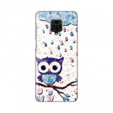 Futrola Silikonska Print Skin za Xiaomi Redmi Note 9 Pro/Note 9 Pro Max/Note 9S Owl