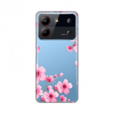 Futrola Silikonska Print Skin za ZTE Blade A54 Rose Flowers