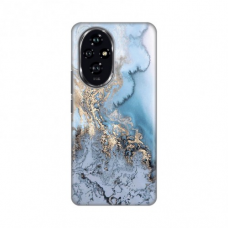 Futrola Silikonska Print za Honor 200 Blue Gold Marble