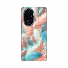 Futrola Silikonska Print za Honor 200 Pastel Feathers