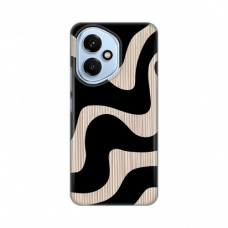 Futrola Silikonska Print Skin za Honor 400 Black Flow
