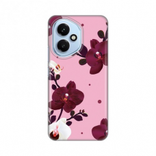Futrola Silikonska Print Skin za Honor 400 Pink Orchid