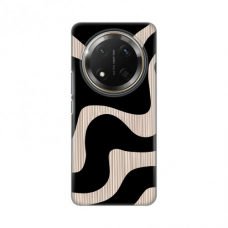 Futrola Silikonska Print Skin za Honor Magic 7 Lite Black Flow