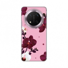 Futrola Silikonska Print Skin za Honor Magic 7 Lite Pink Orchid
