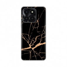 Futrola Silikonska Print za Honor X6a All Black