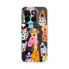 Futrola Silikonska Print za Honor X6c Fashion Dogs