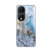 Futrola Silikonska Print za Honor X7b Blue Gold Marble