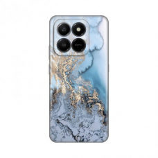 Futrola Silikonska Print za Honor X7d 4G/400 Smart 5G Blue Gold Marble