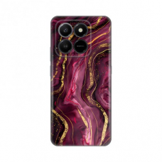 Futrola Silikonska Print za Honor X7d 4G/400 Smart 5G Burgundy