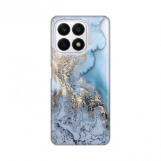 Futrola Silikonska Print za Honor X8a Blue Gold Marble