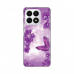 Futrola Silikonska Print za Honor X8a Butterfly And Flowers