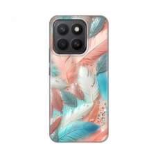 Futrola Silikonska Print za Honor X8c Pastel Feathers