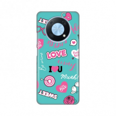 Futrola Silikonska Print za Huawei Y90 Love Futrola Silikonska Print za Huawei Y90 Love